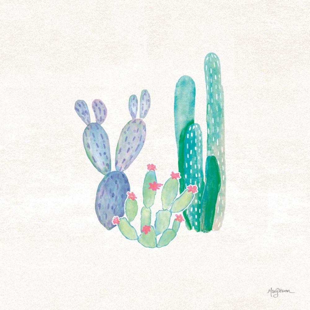 Bohemian Cactus II art print by Mary Urban for $57.95 CAD