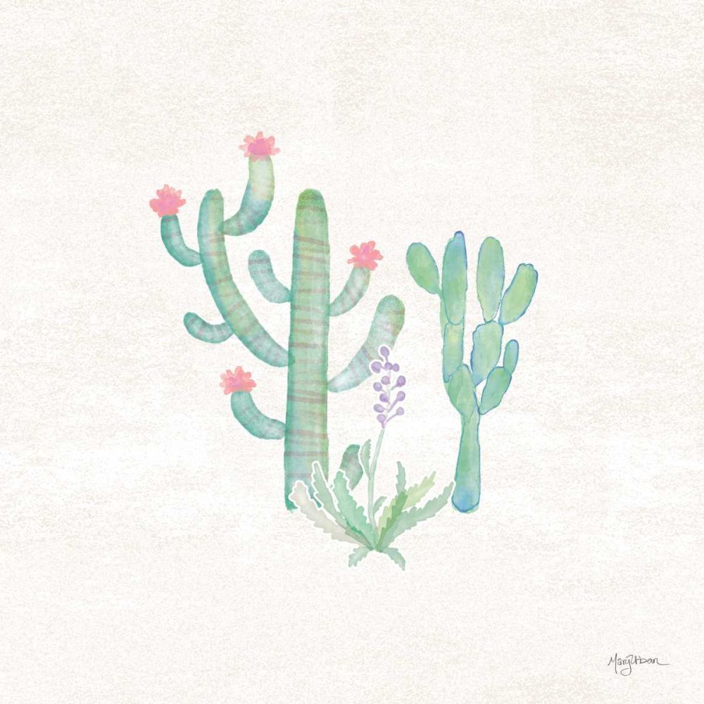 Bohemian Cactus IV art print by Mary Urban for $57.95 CAD