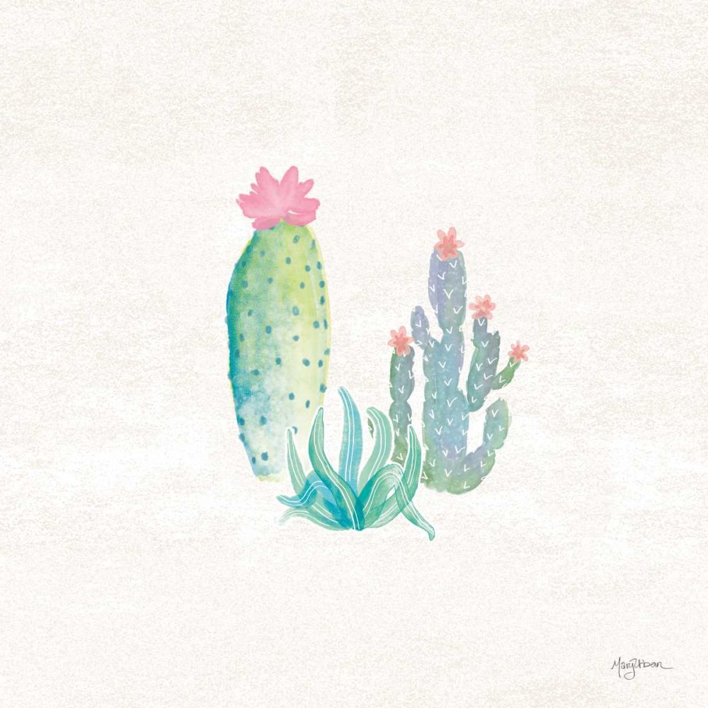 Bohemian Cactus V art print by Mary Urban for $57.95 CAD