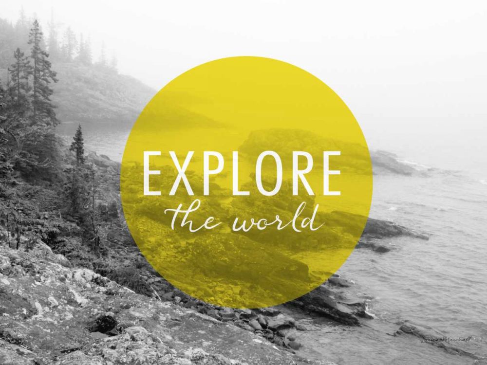 Explore the World v2 art print by Laura Marshall for $57.95 CAD