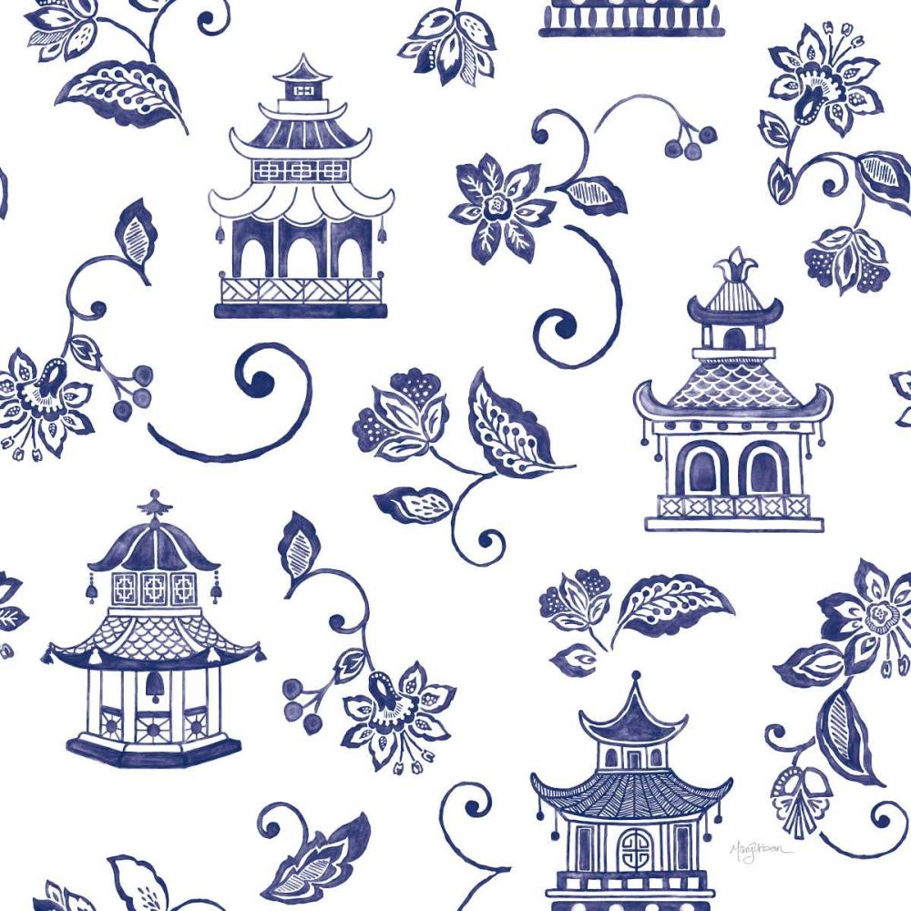 Everyday Chinoiserie Pattern VIB art print by Mary Urban for $57.95 CAD