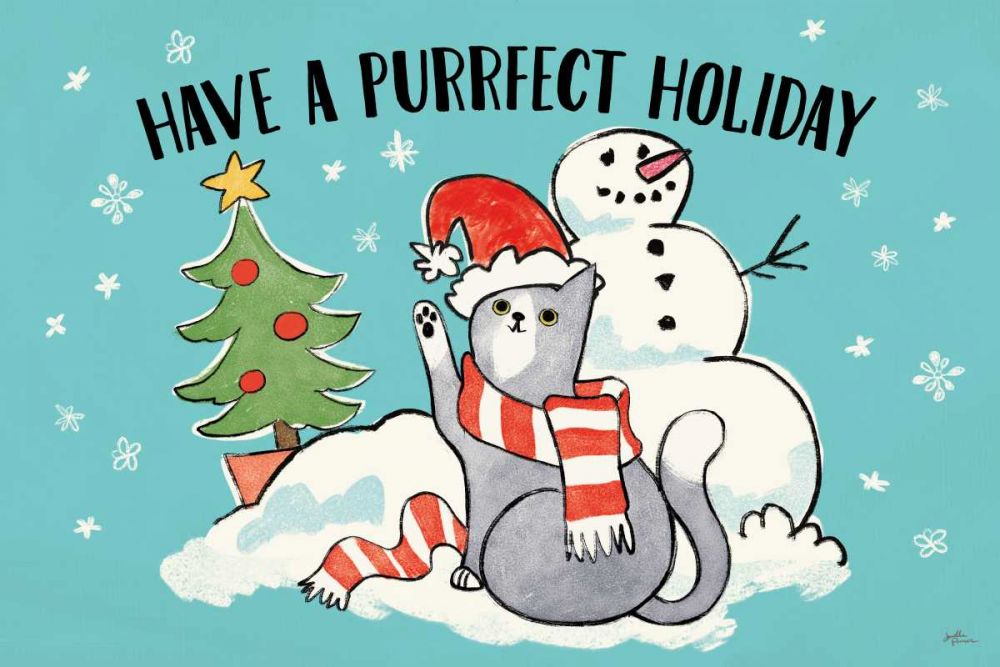 Santa Paws I art print by Janelle Penner for $57.95 CAD