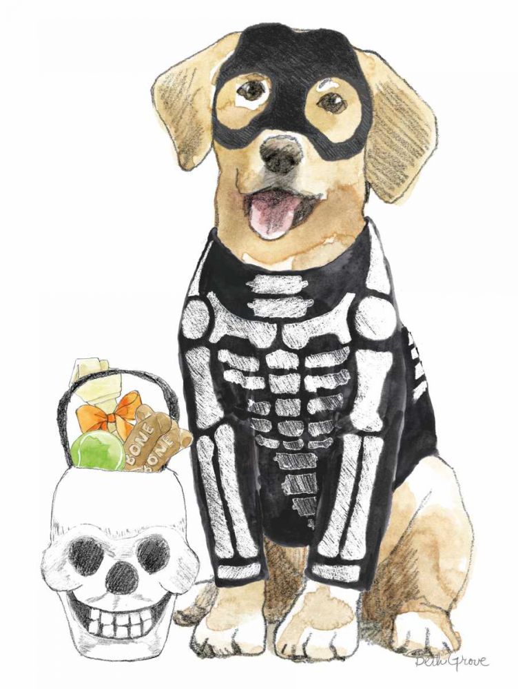 Halloween Pets VII art print by Beth Grove for $57.95 CAD