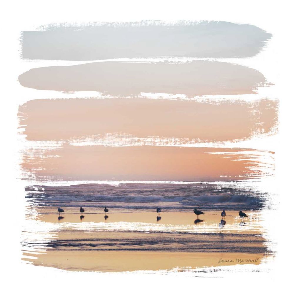 Sunset Stripes II art print by Laura Marshall for $57.95 CAD