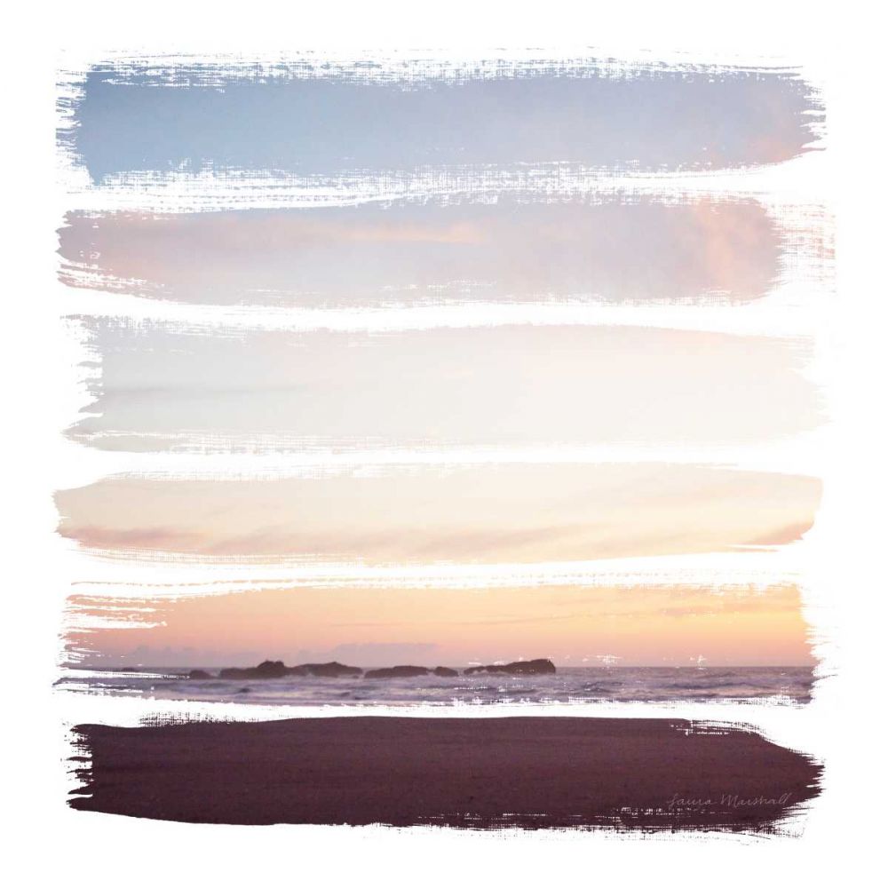Sunset Stripes III art print by Laura Marshall for $57.95 CAD