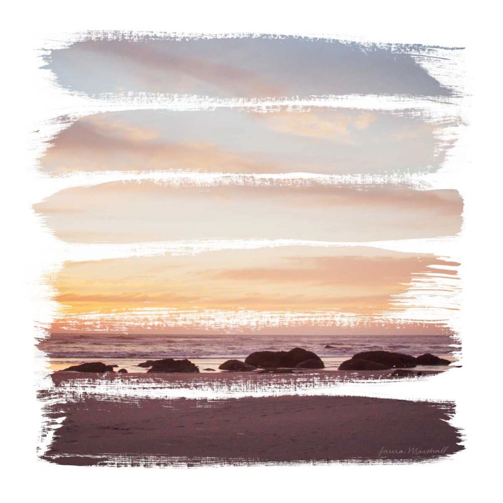 Sunset Stripes IV art print by Laura Marshall for $57.95 CAD