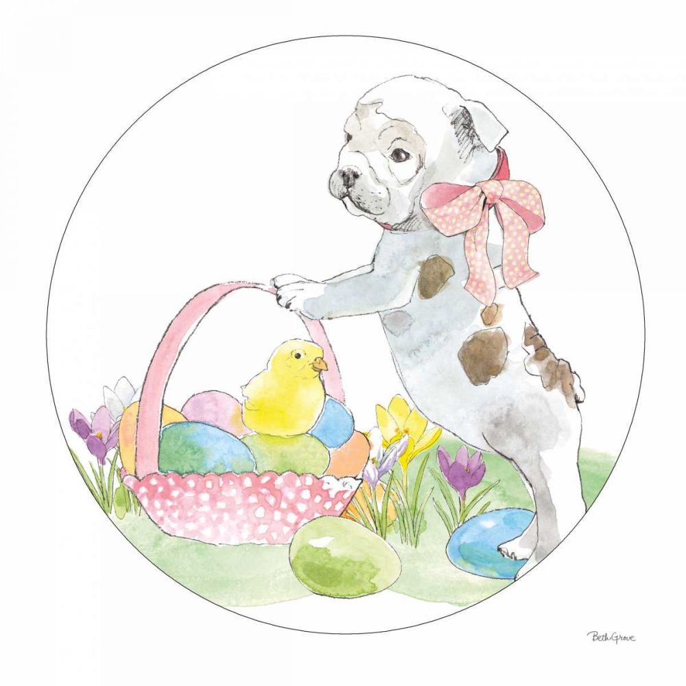 Easter Pups X art print by Beth Grove for $57.95 CAD