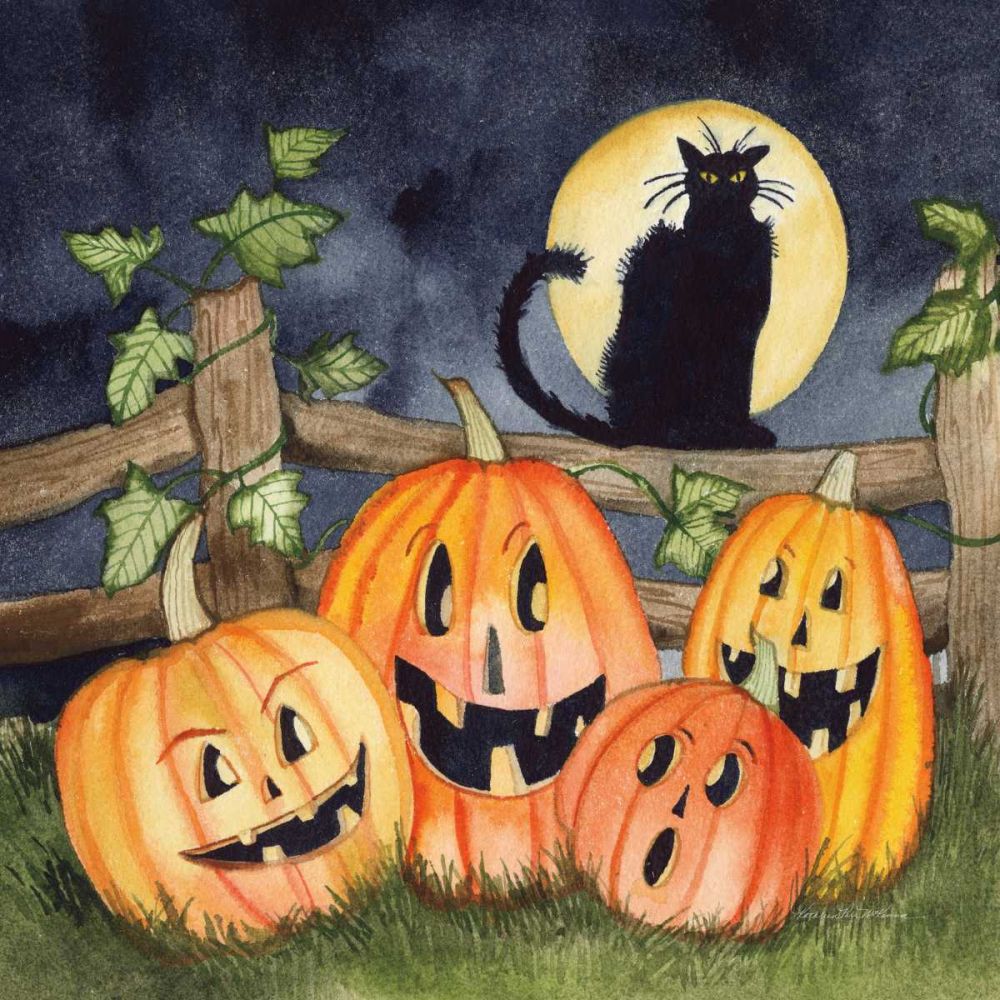 Haunting Halloween Night I No Border art print by Kathleen Parr McKenna for $57.95 CAD