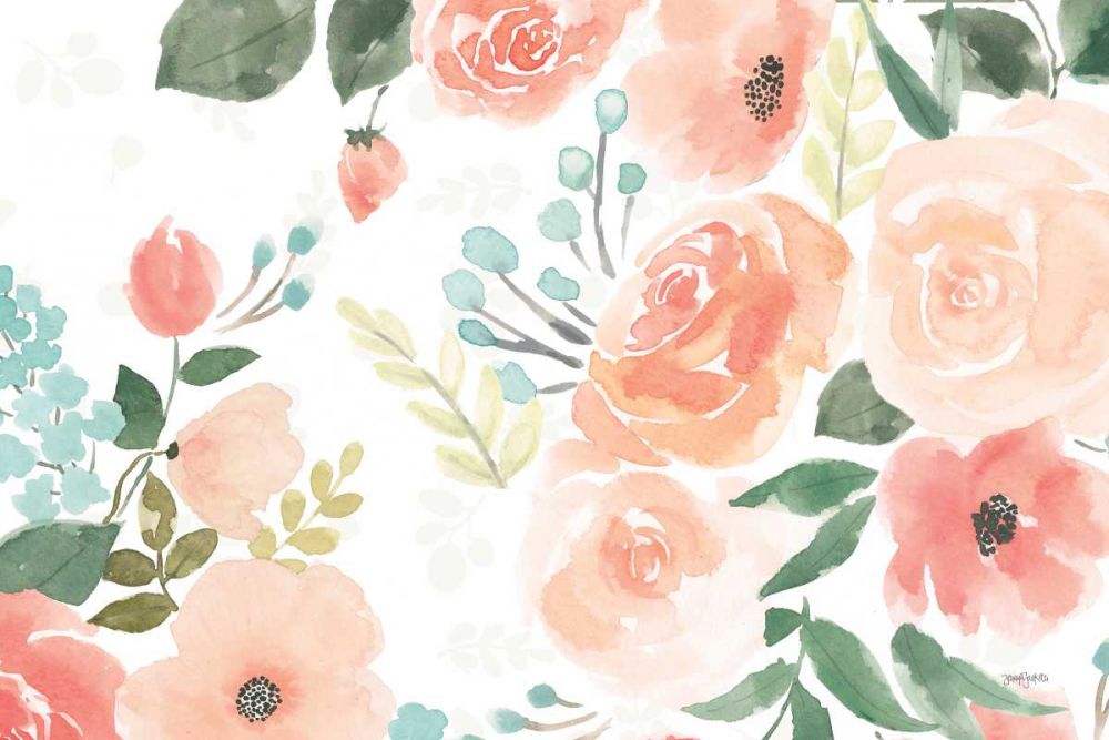 Blooming Delight III White art print by Jenaya Jackson for $57.95 CAD