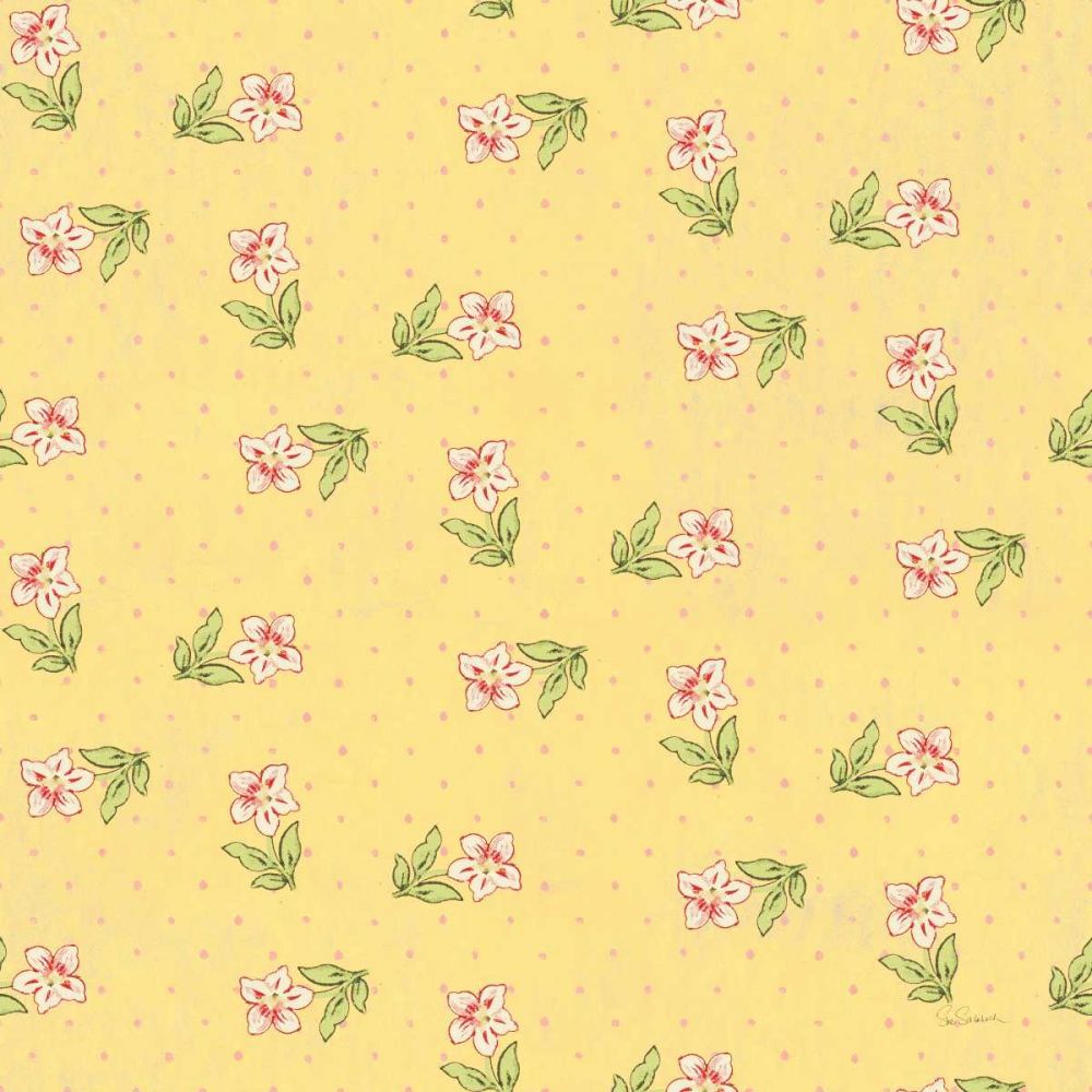 Cottage Roses Pattern IB art print by Sue Schlabach for $57.95 CAD