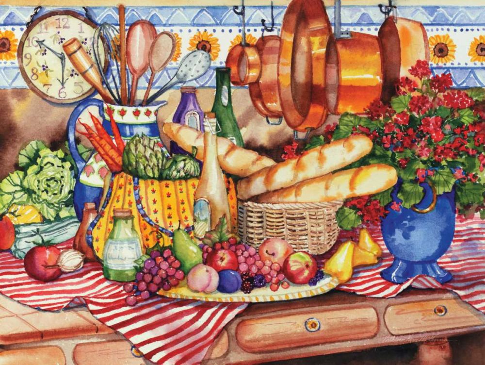 French Kitchen art print by Kathleen Parr McKenna for $57.95 CAD