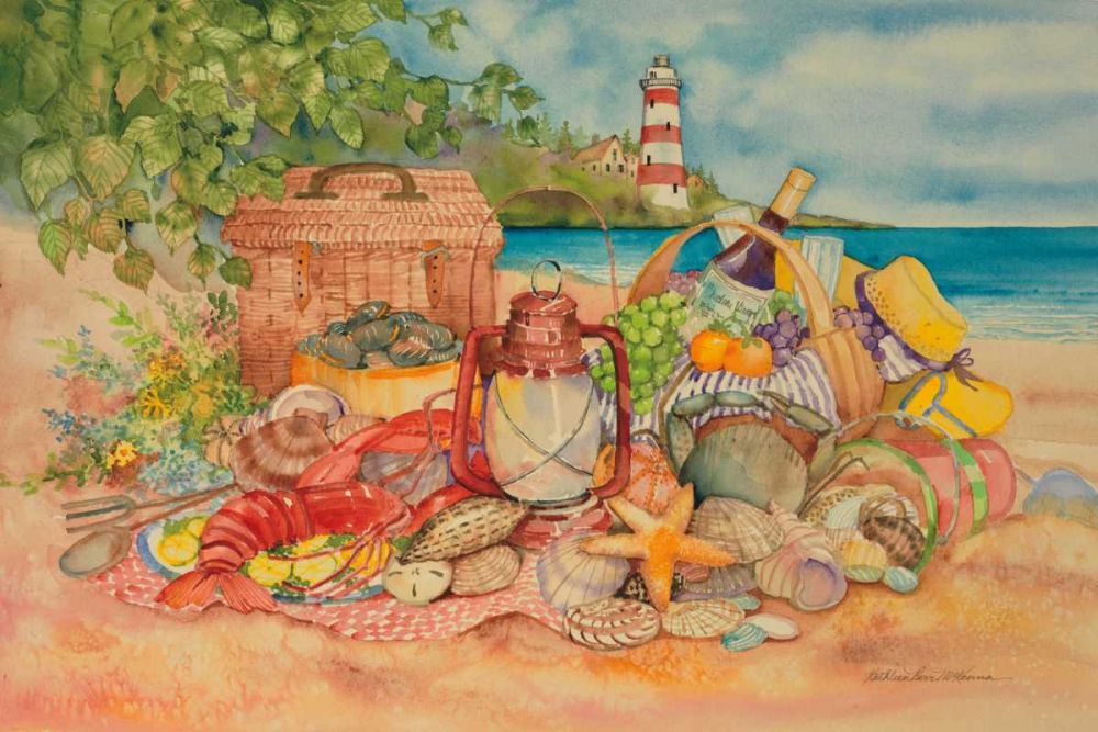Bayside Picnic art print by Kathleen Parr McKenna for $57.95 CAD
