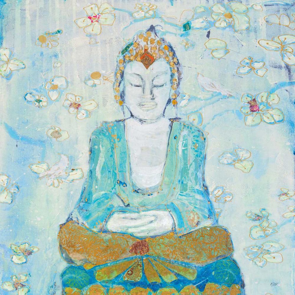 Buddha Square art print by Kellie Day for $57.95 CAD