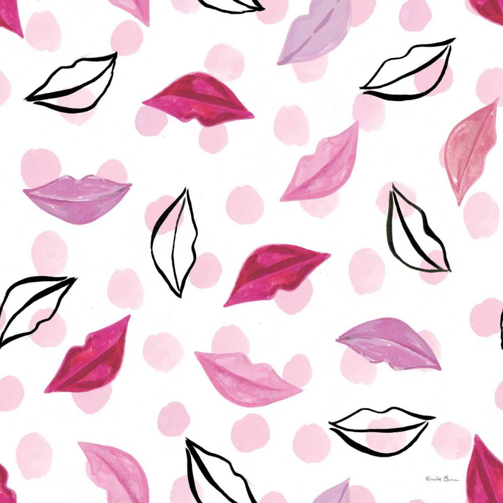 Think Pink Pattern III art print by Farida Zaman for $57.95 CAD