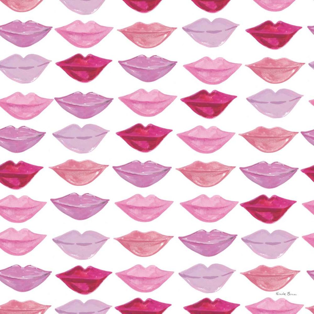 Think Pink Pattern VI art print by Farida Zaman for $57.95 CAD