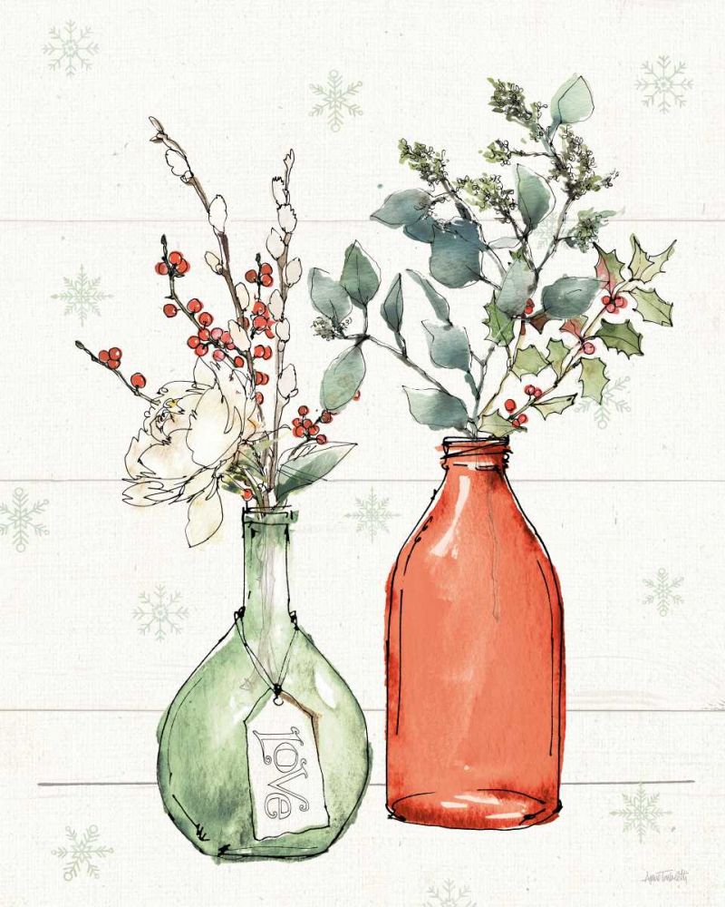Modern Farmhouse III Christmas art print by Anne Tavoletti for $57.95 CAD