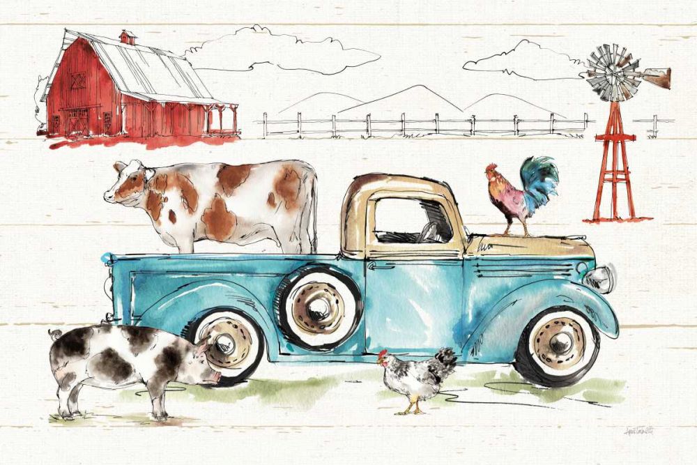 Down on the Farm I No Words art print by Anne Tavoletti for $57.95 CAD