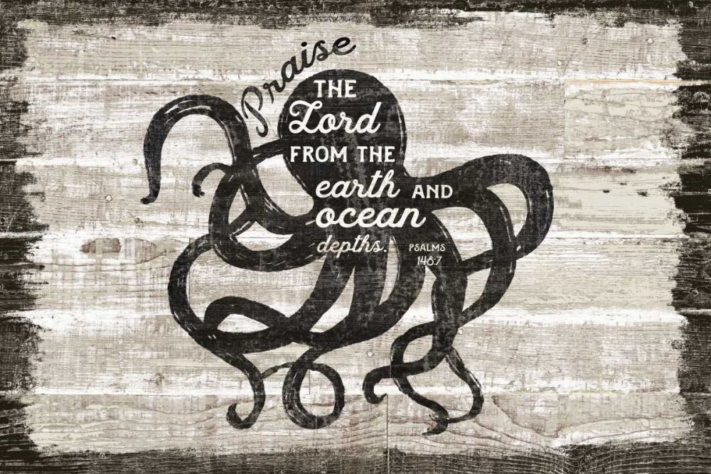 Driftwood Coast Scripture IV art print by Sue Schlabach for $57.95 CAD