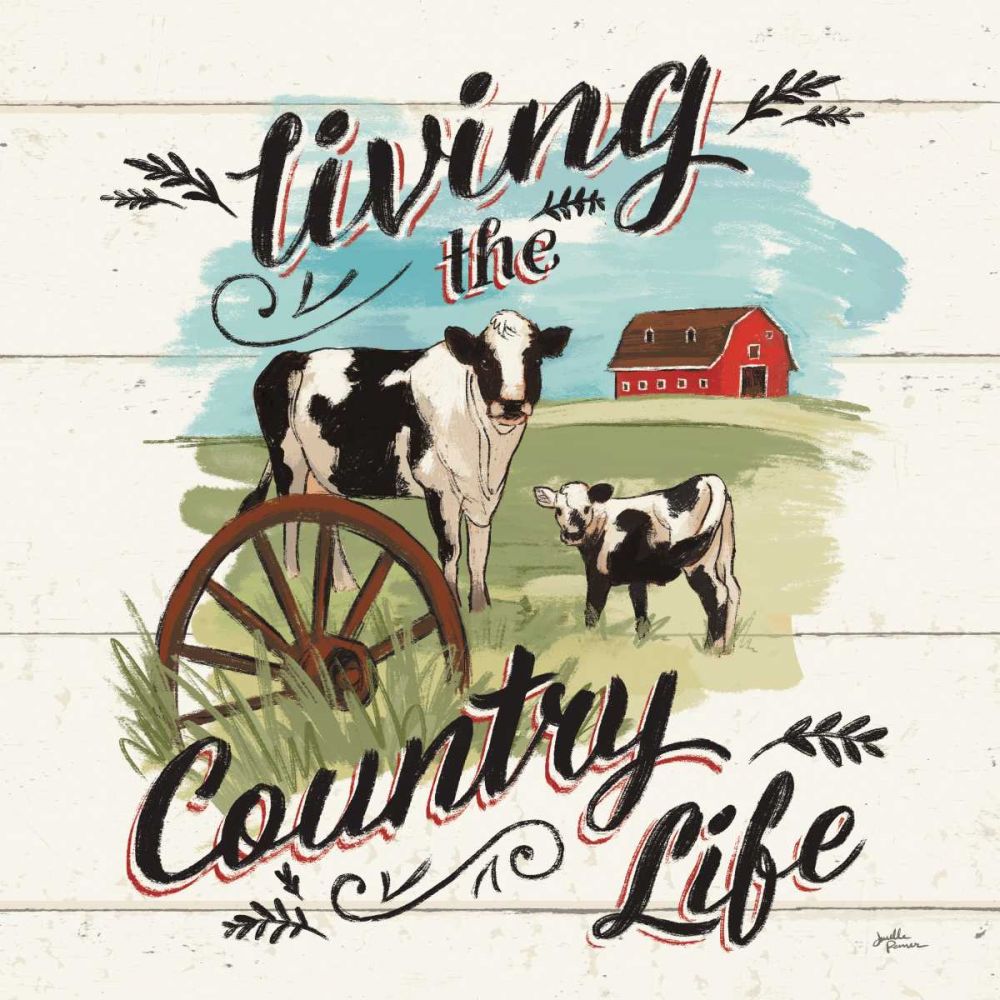 Farm Life II Country art print by Janelle Penner for $57.95 CAD