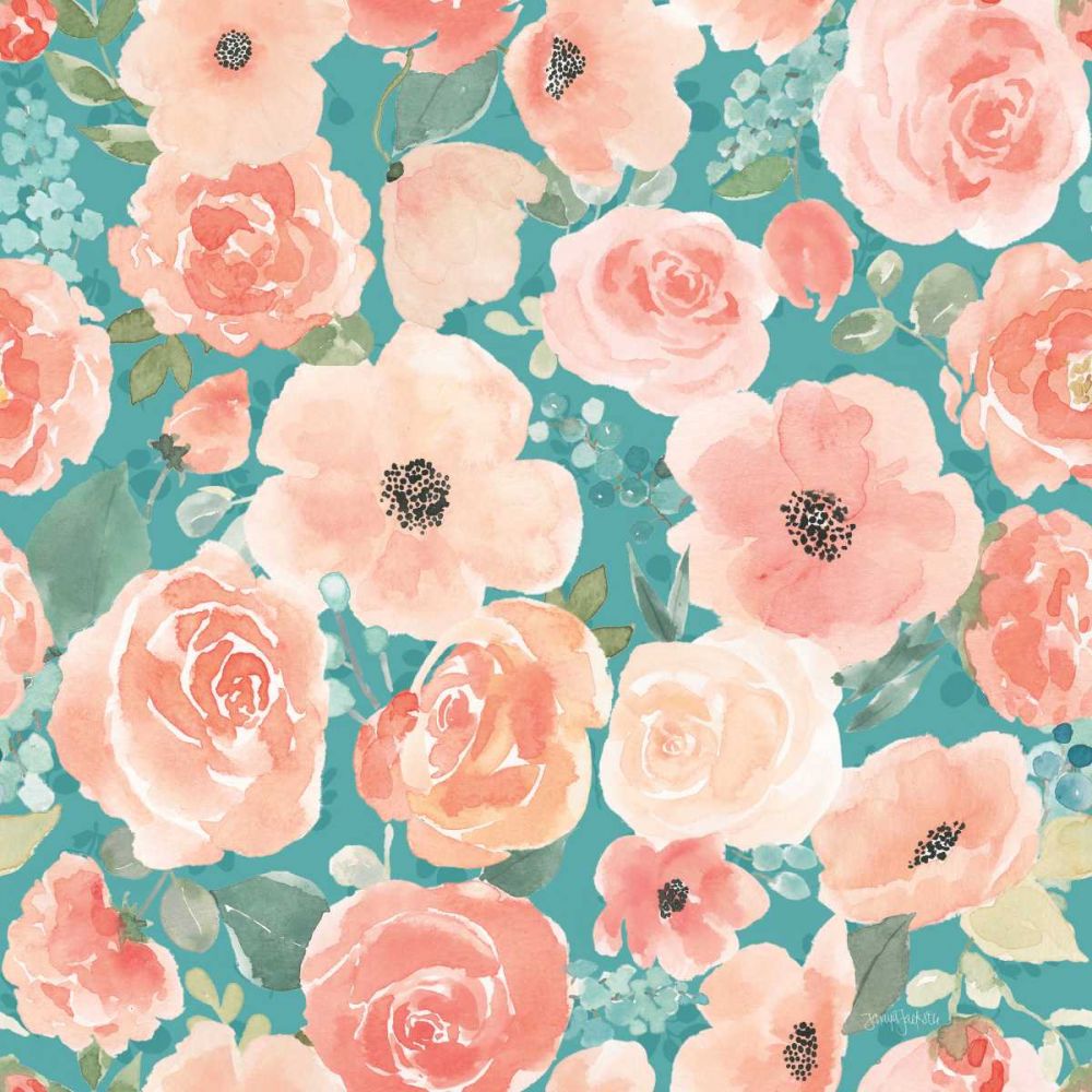 Blooming Delight Pattern VC art print by Jenaya Jackson for $57.95 CAD