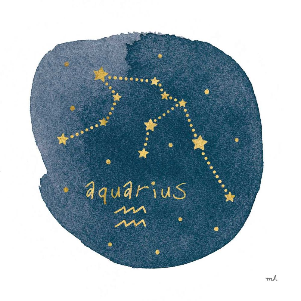 Horoscope Aquarius art print by Moira Hershey for $57.95 CAD