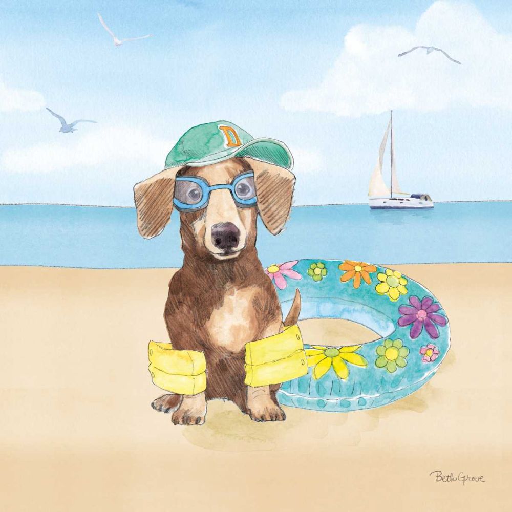 Summer Paws III No Words art print by Beth Grove for $57.95 CAD