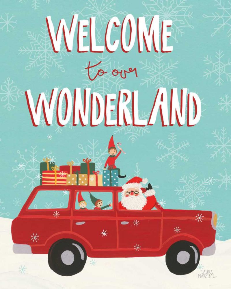 Holiday Travelers IV Wonderland art print by Laura Marshall for $57.95 CAD