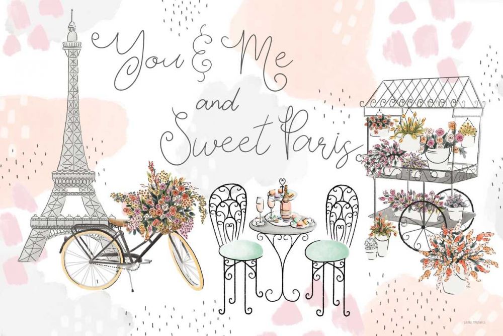 Sweet Paris I art print by Laura Marshall for $57.95 CAD