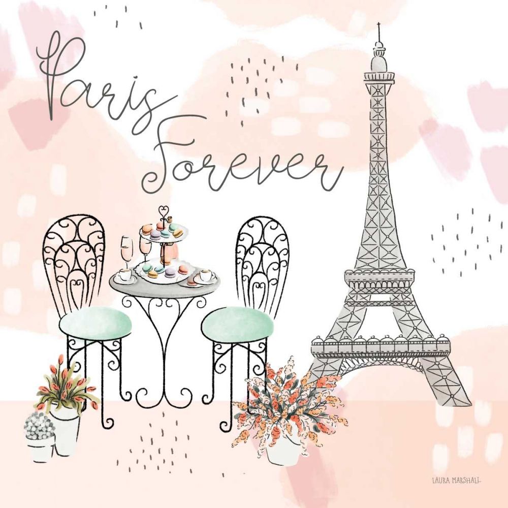 Sweet Paris III art print by Laura Marshall for $57.95 CAD