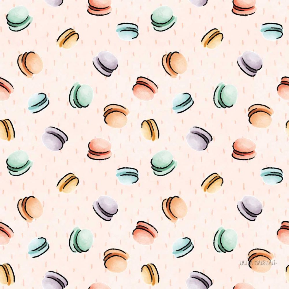 Sweet Paris Pattern II art print by Laura Marshall for $57.95 CAD