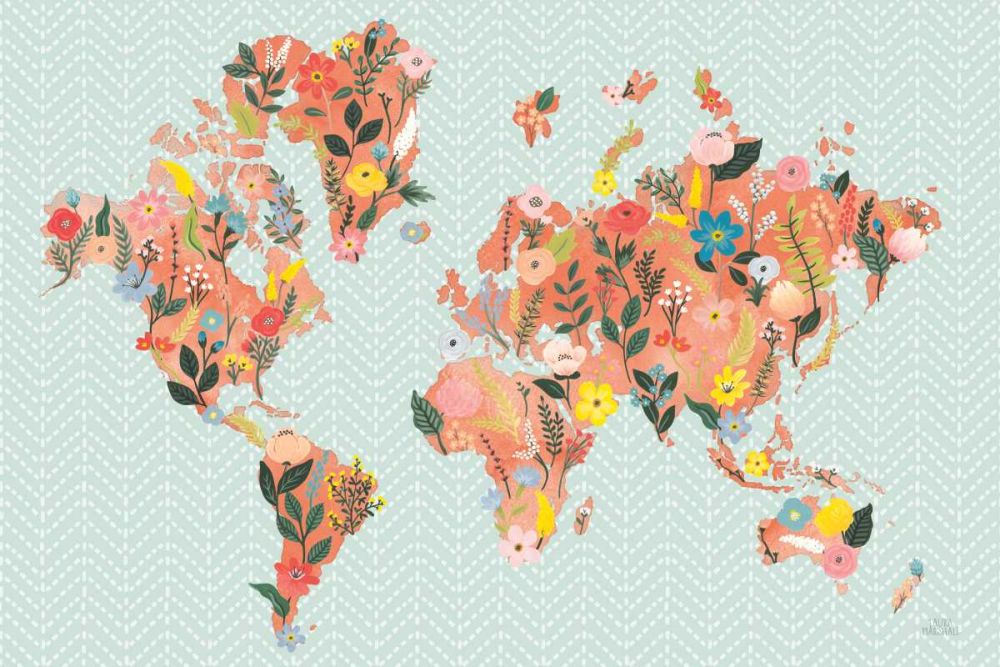 Wild Garden World art print by Laura Marshall for $57.95 CAD