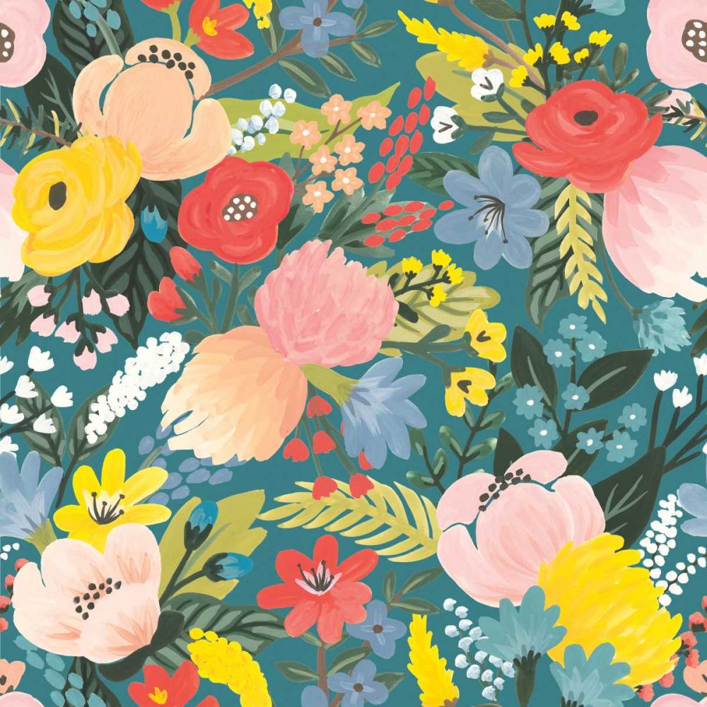 Wild Garden Pattern IA art print by Laura Marshall for $57.95 CAD