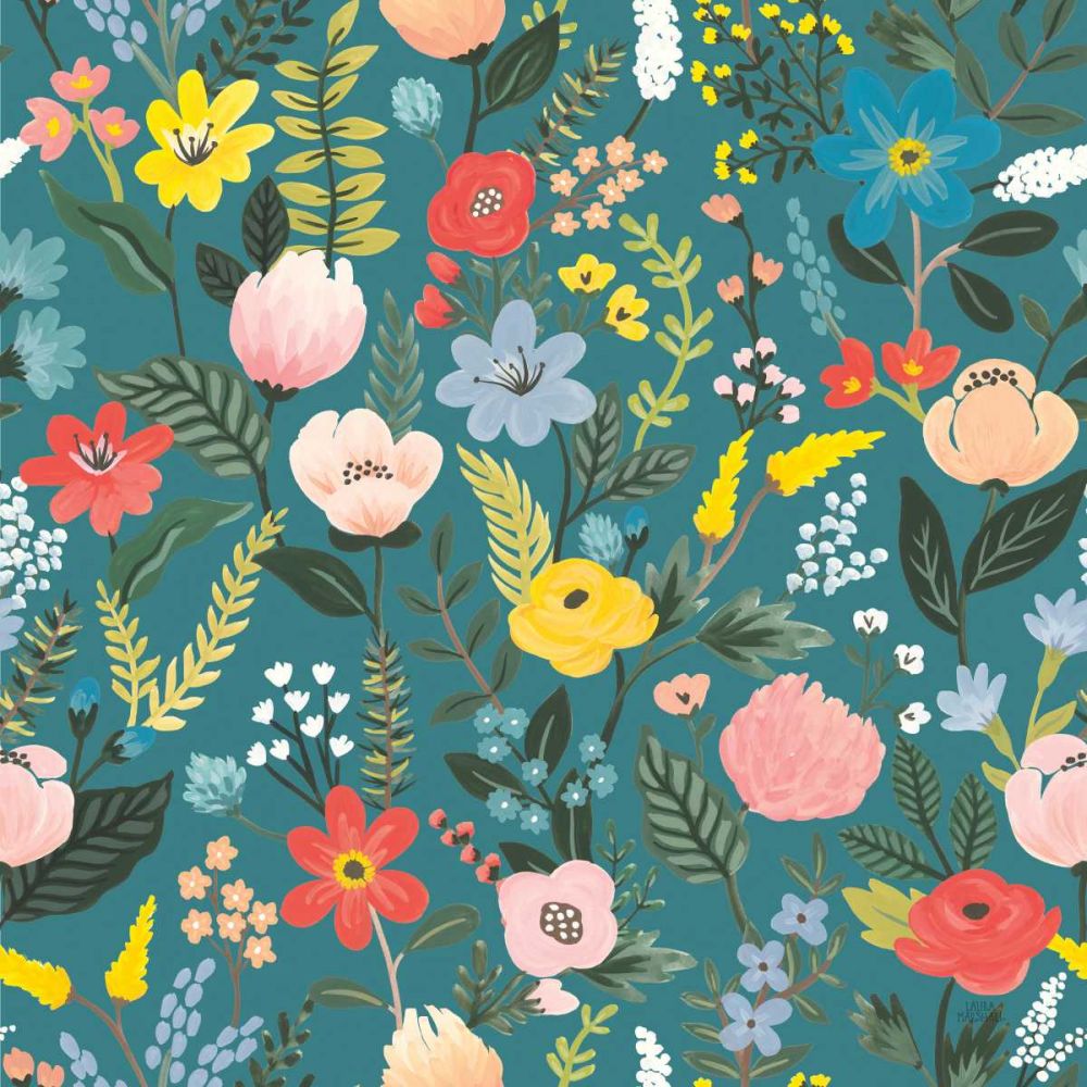 Wild Garden Pattern XIA art print by Laura Marshall for $57.95 CAD