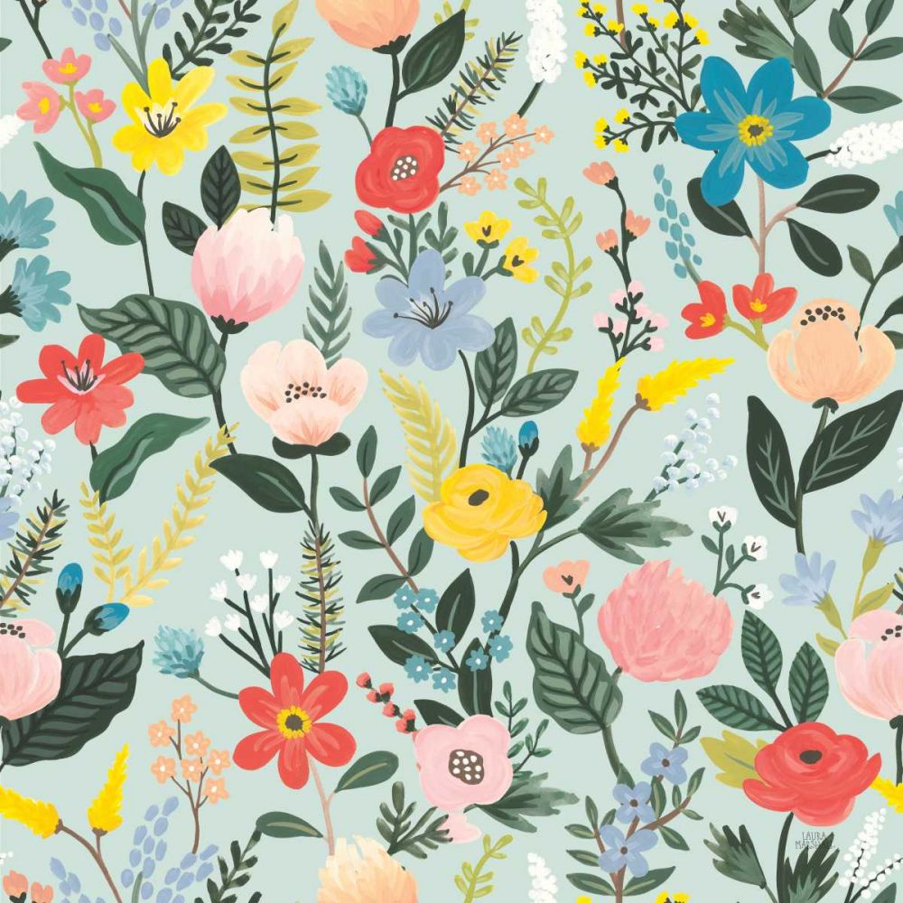 Wild Garden Pattern XID art print by Laura Marshall for $57.95 CAD