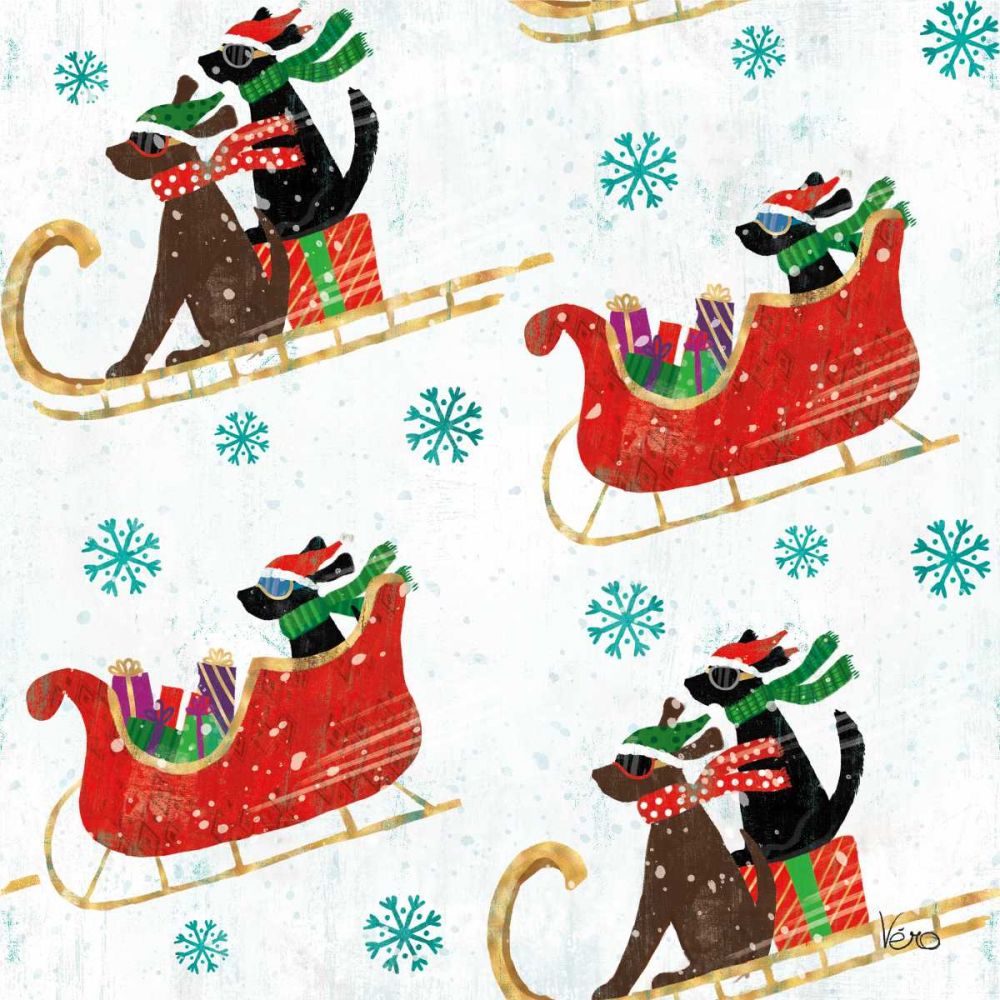 Merry Making Pattern IIA art print by Veronique Charron for $57.95 CAD
