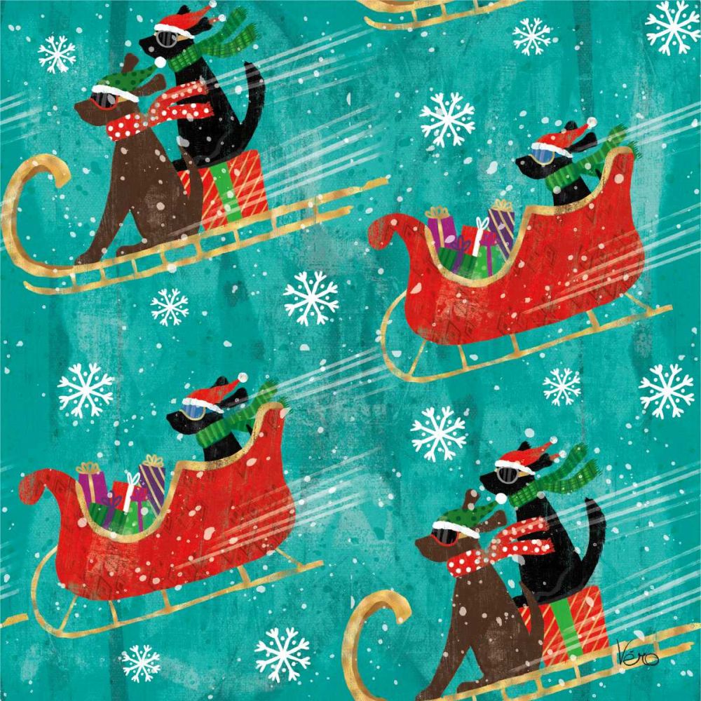 Merry Making Pattern IIB art print by Veronique Charron for $57.95 CAD