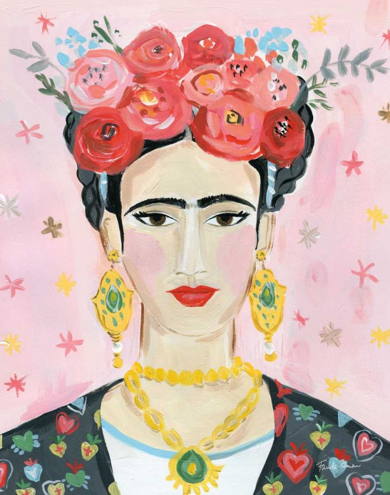 Homage to Frida art print by Farida Zaman for $57.95 CAD