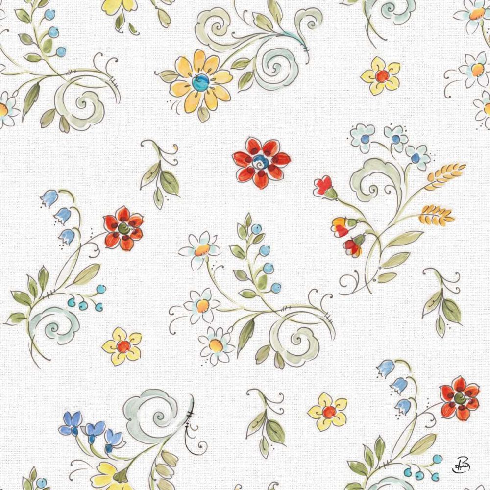 Morning Bloom Pattern IIA art print by Daphne Brissonnet for $57.95 CAD