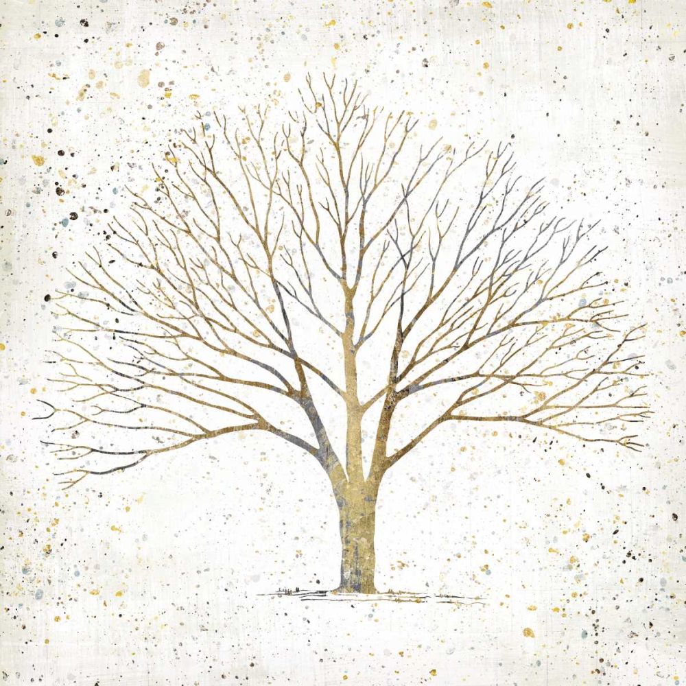 Solitary Tree Gold art print by Avery Tillmon for $57.95 CAD