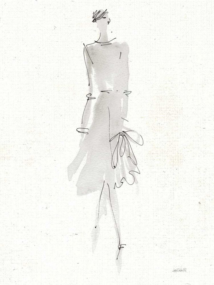 La Fashion I Gray v2 art print by Anne Tavoletti for $57.95 CAD