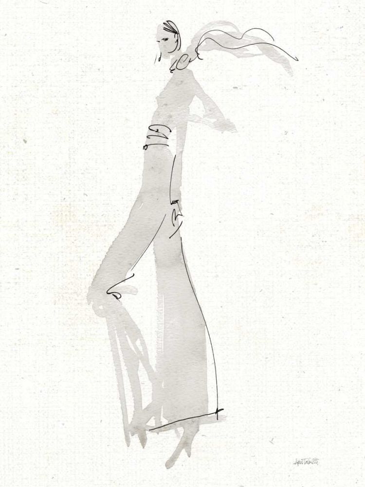 La Fashion III Gray v2 art print by Anne Tavoletti for $57.95 CAD