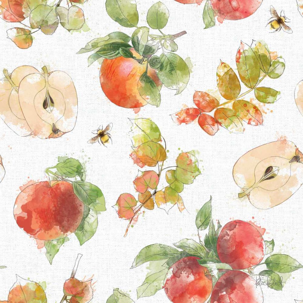 Orchard Harvest Pattern I art print by Katie Pertiet for $57.95 CAD