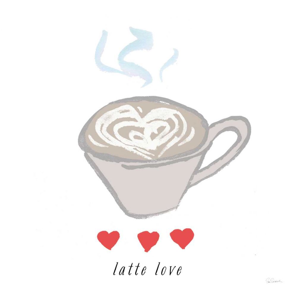 Latte Love art print by Sue Schlabach for $57.95 CAD