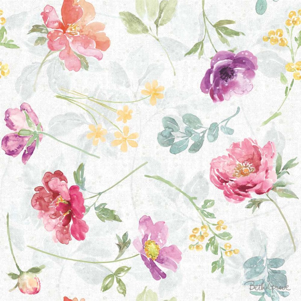 Springtime Bloom Pattern I art print by Beth Grove for $57.95 CAD