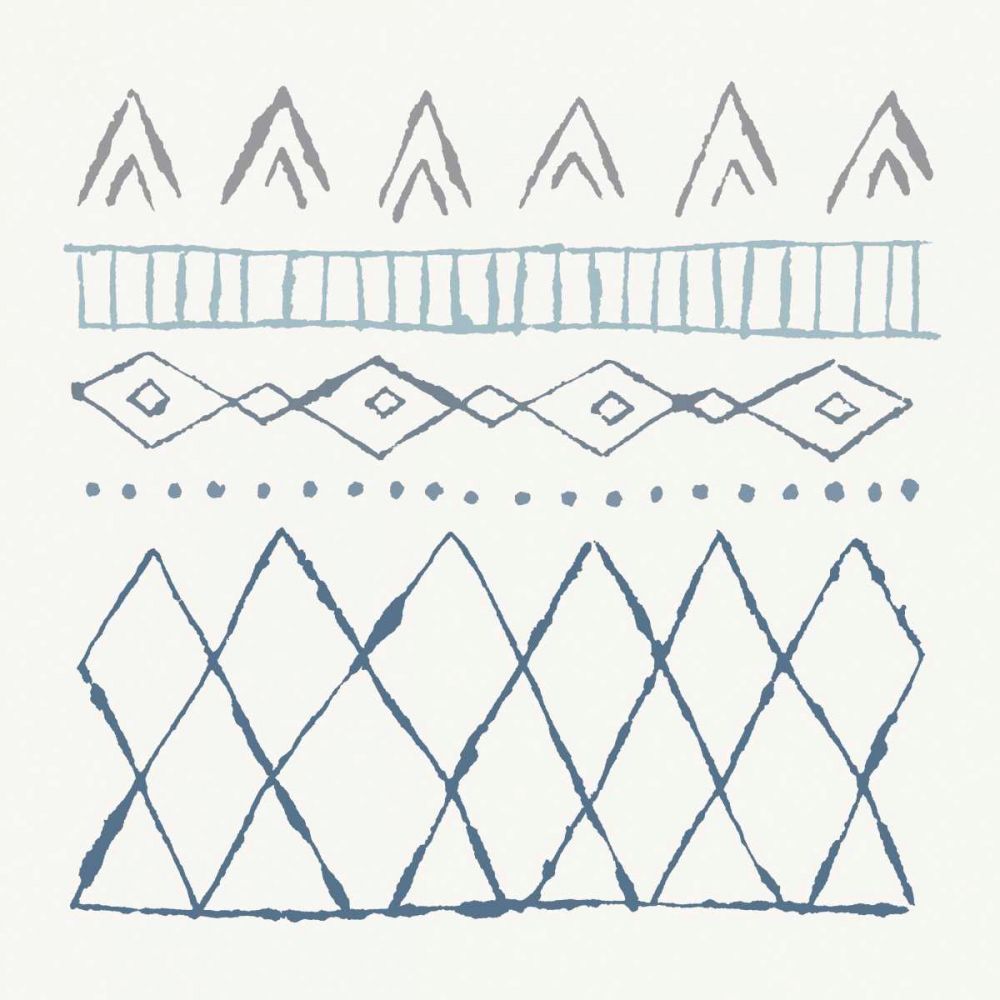 Nordic Vibes III Blue art print by Moira Hershey for $57.95 CAD
