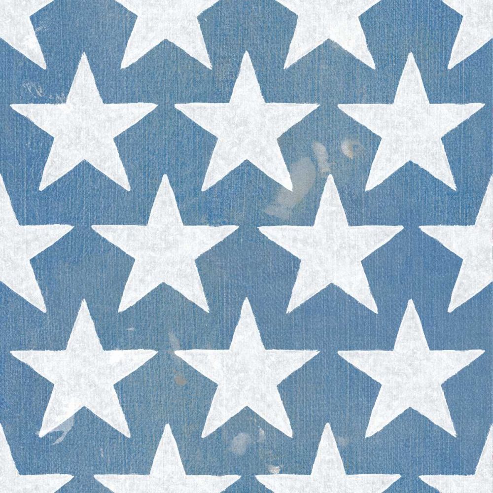 Stars and Stripes Dark Pattern V art print by Beth Grove for $57.95 CAD