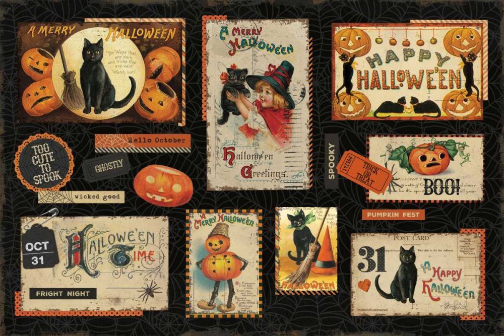 Halloween Nostalgia I art print by Katie Pertiet for $57.95 CAD