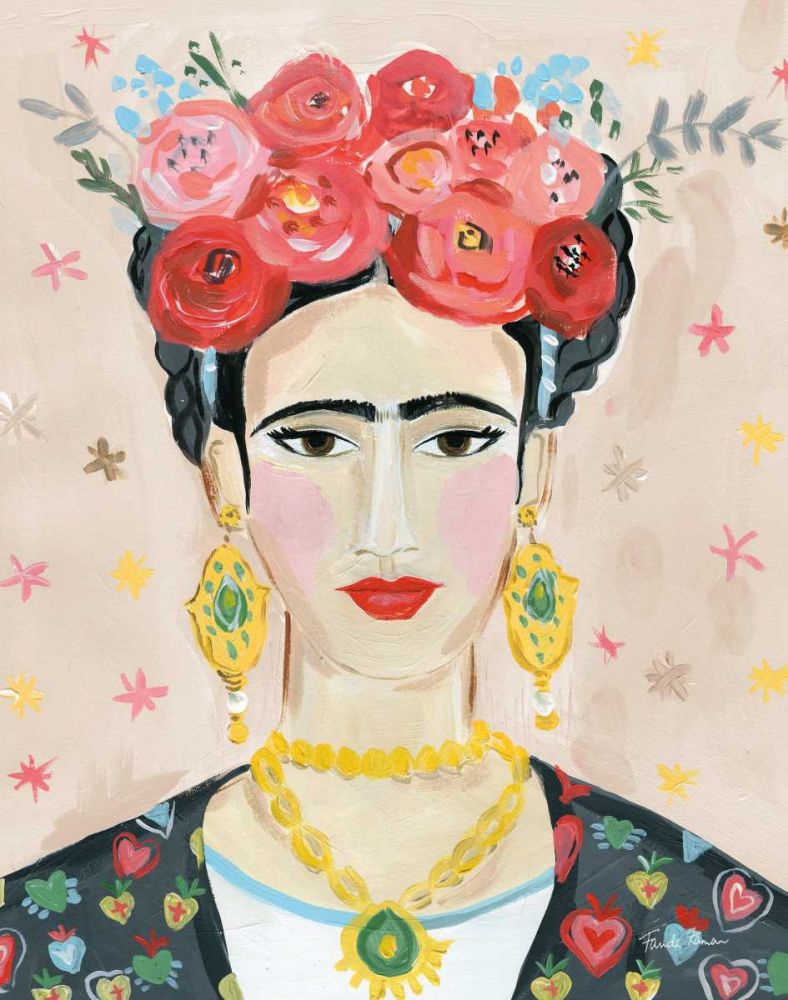 Homage to Frida Neutral art print by Farida Zaman for $57.95 CAD