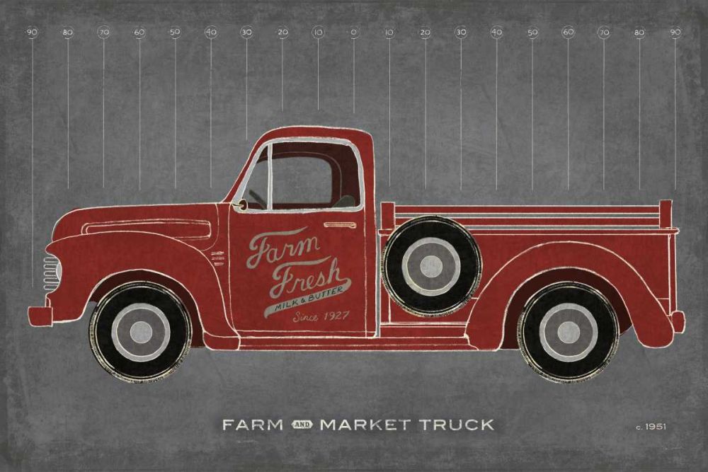 Farm Truck art print by Sue Schlabach for $57.95 CAD