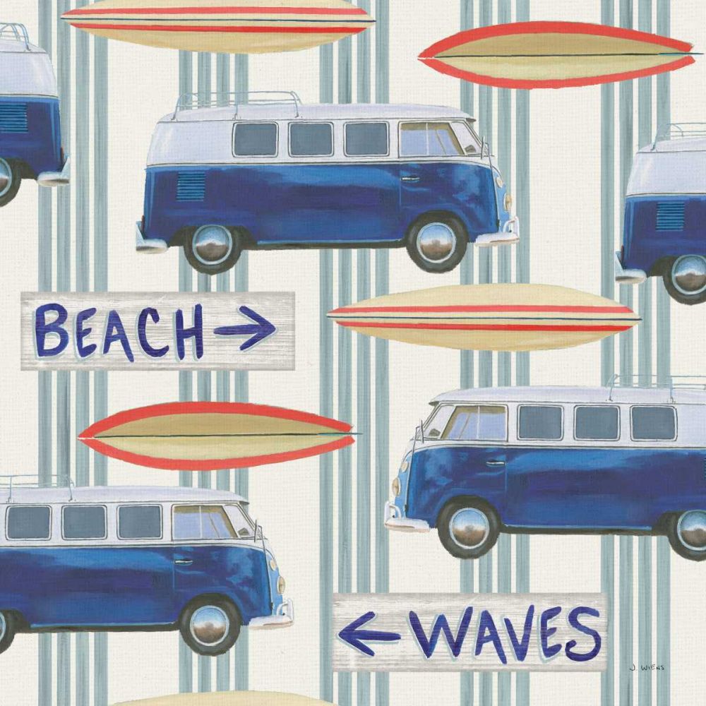 Beach Time Pattern III art print by James Wiens for $57.95 CAD
